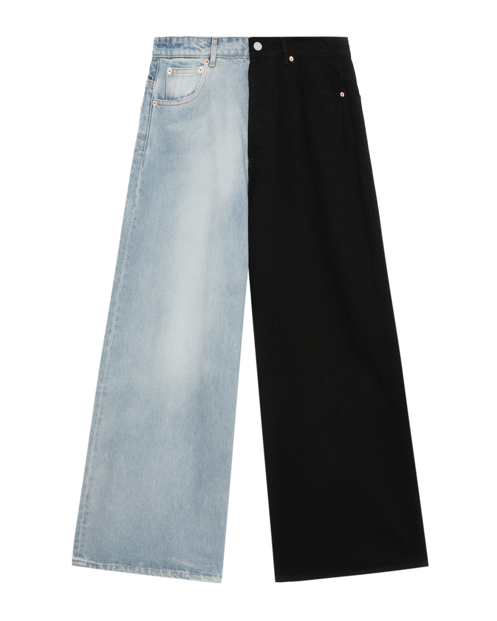 VETEMENTS Split denim jeans