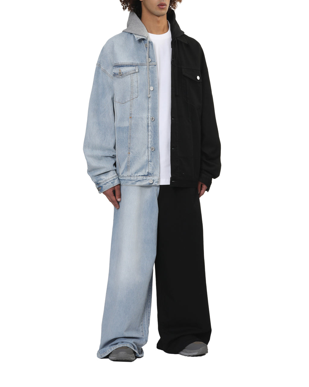 VETEMENTS Split denim jeans