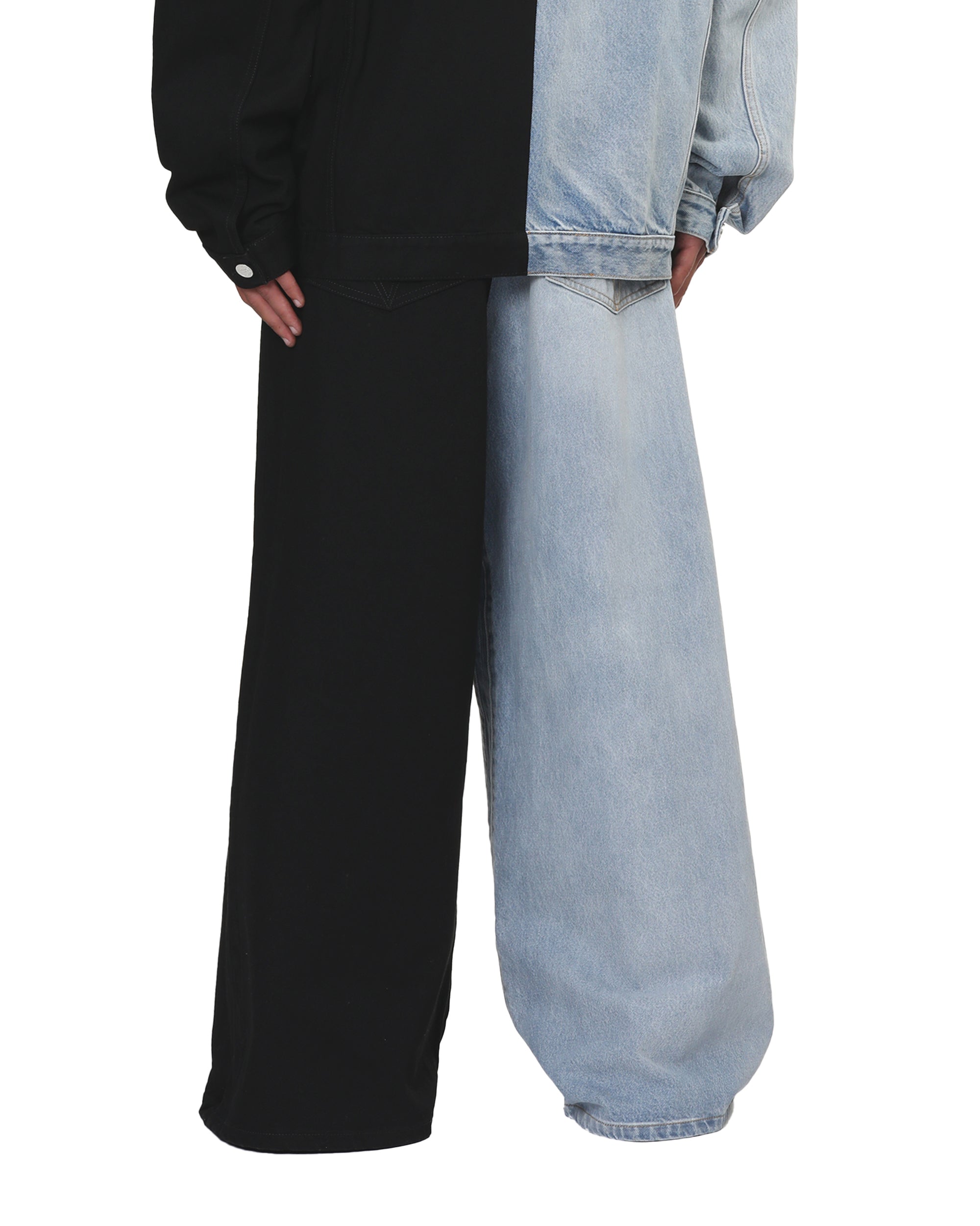 VETEMENTS Split denim jeans