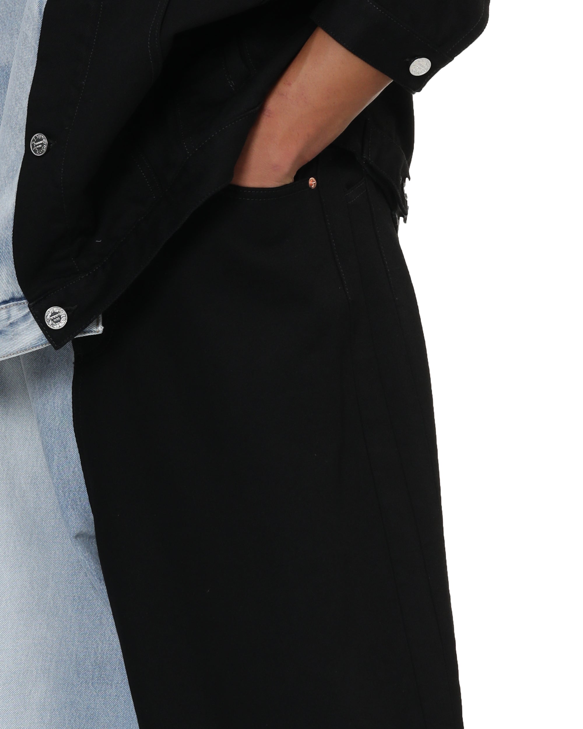 VETEMENTS Split denim jeans