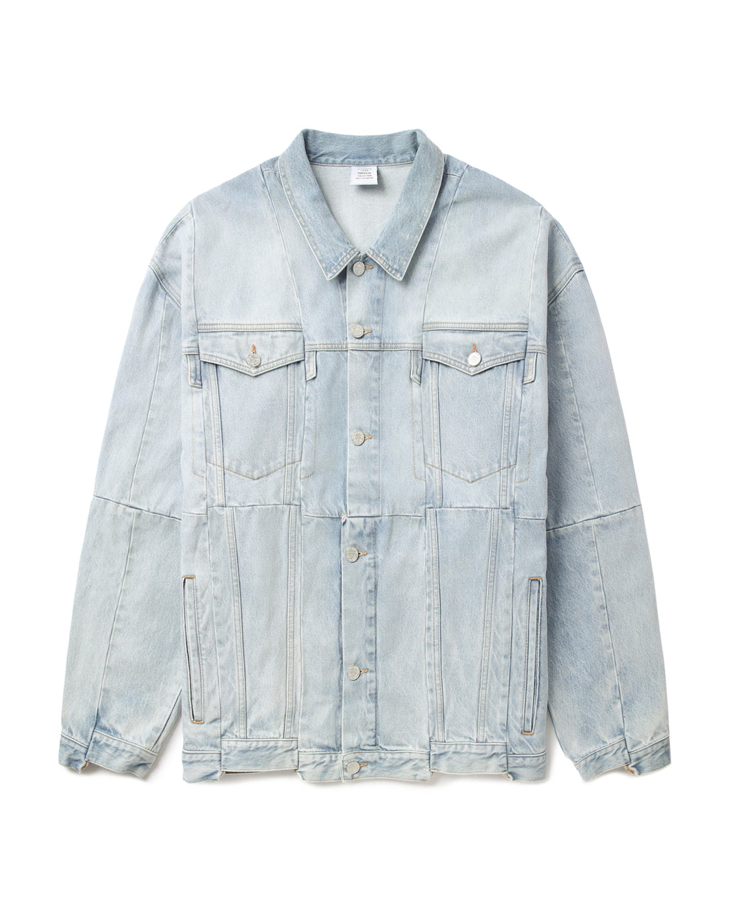 VETEMENTS Patchwork denim jacket