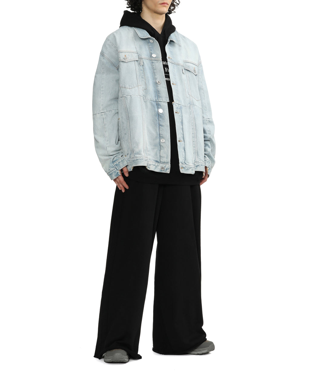 VETEMENTS Patchwork denim jacket