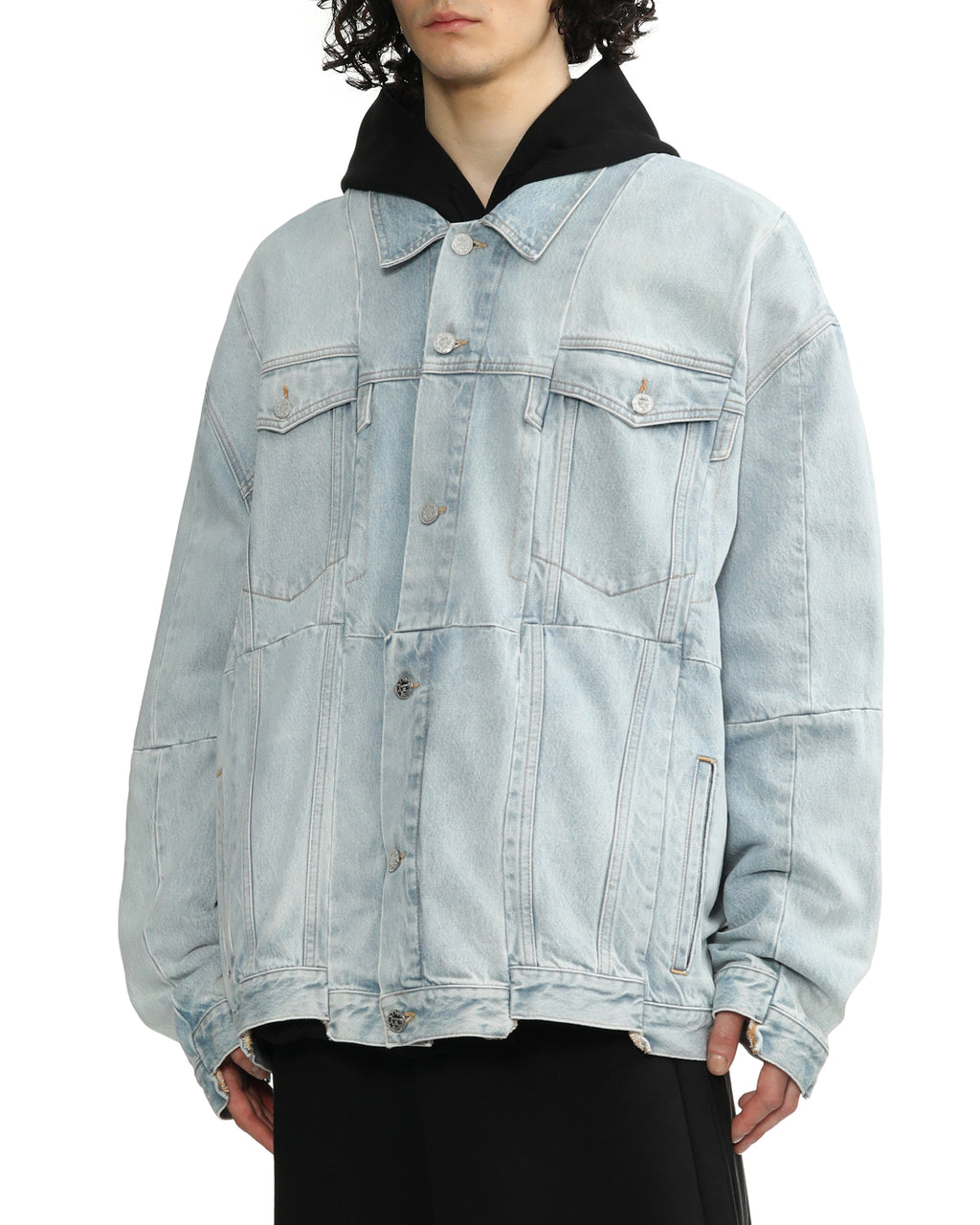 VETEMENTS Patchwork denim jacket