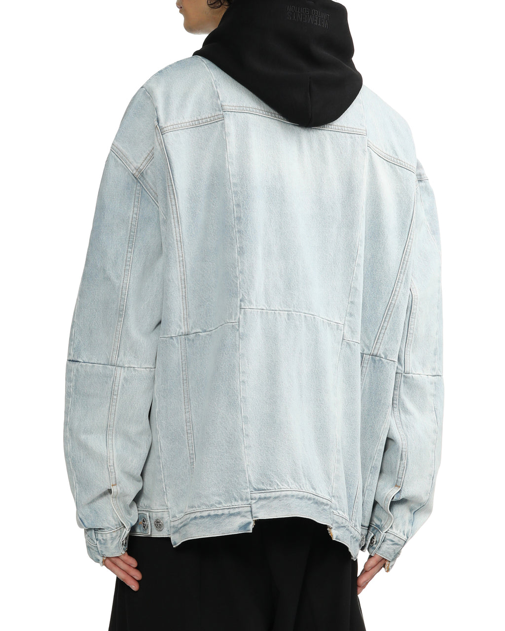 VETEMENTS Patchwork denim jacket