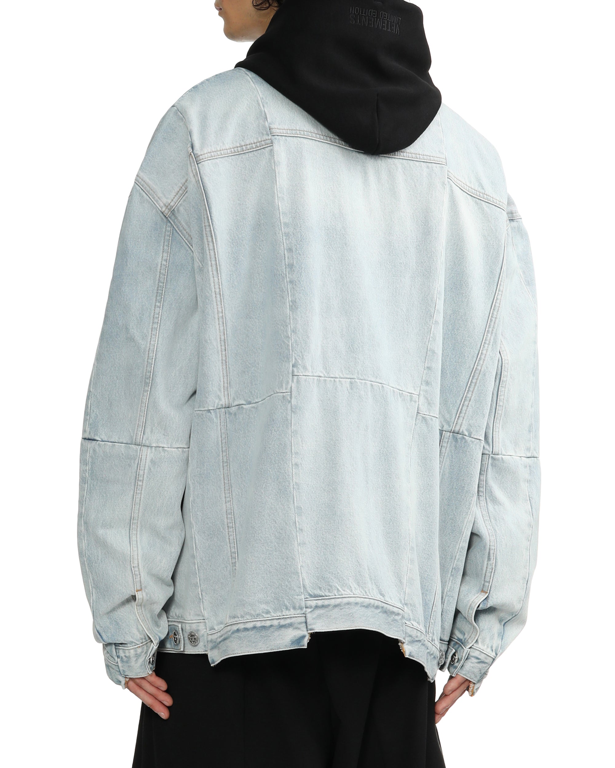 VETEMENTS Patchwork denim jacket