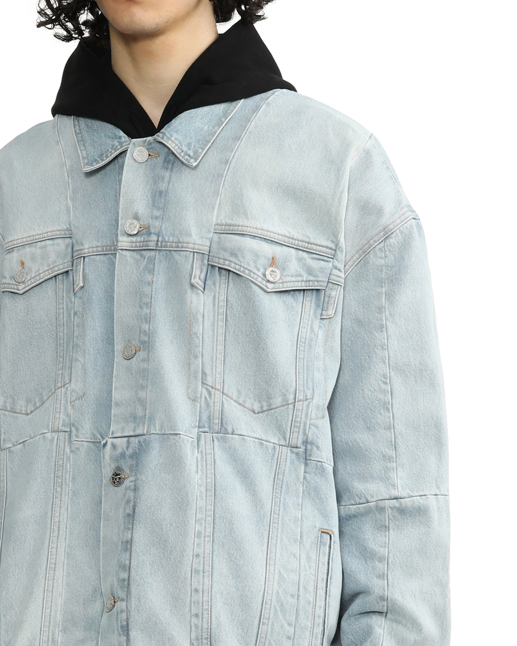 VETEMENTS Patchwork denim jacket