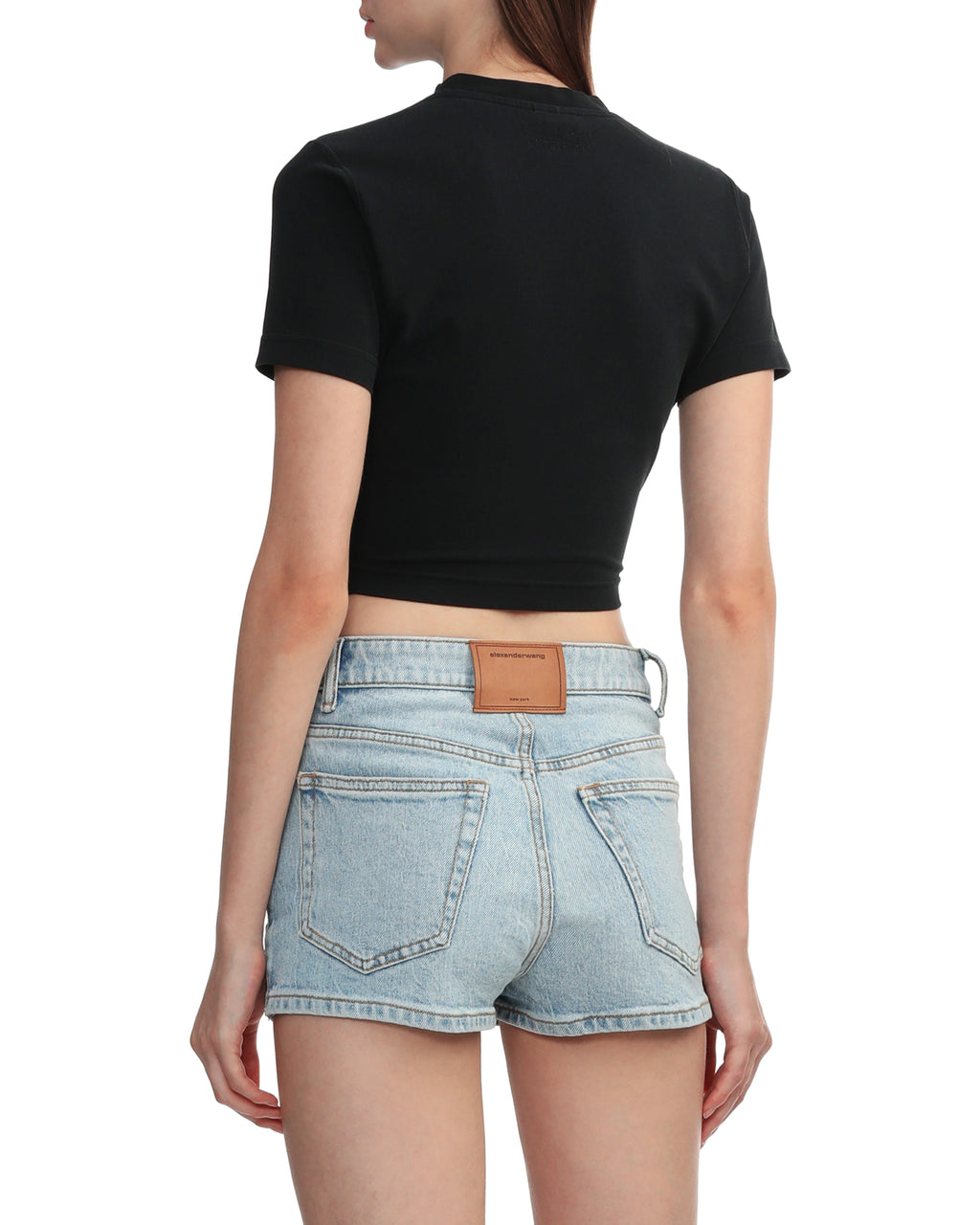 VETEMENTS Cropped logo tee