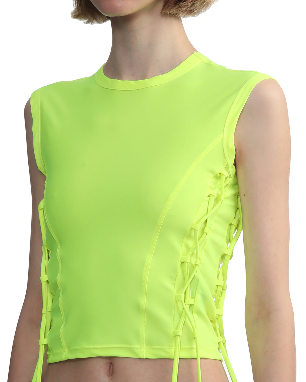 VETEMENTS Lace-up tank top