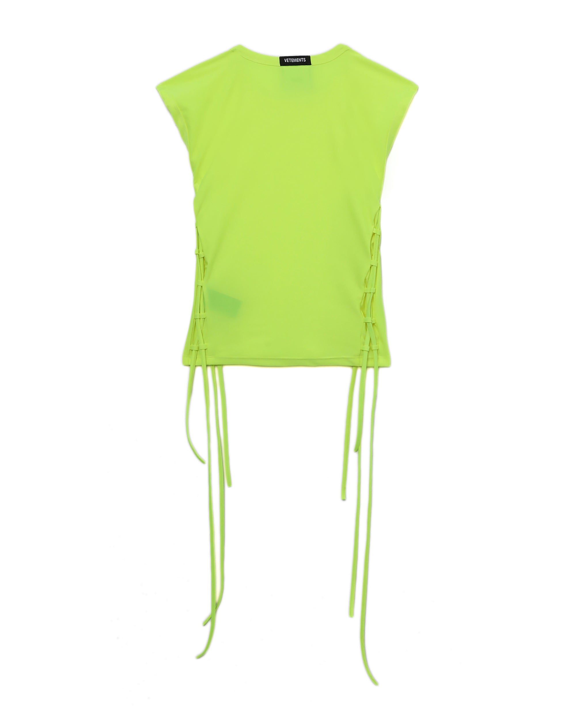 VETEMENTS Lace-up tank top