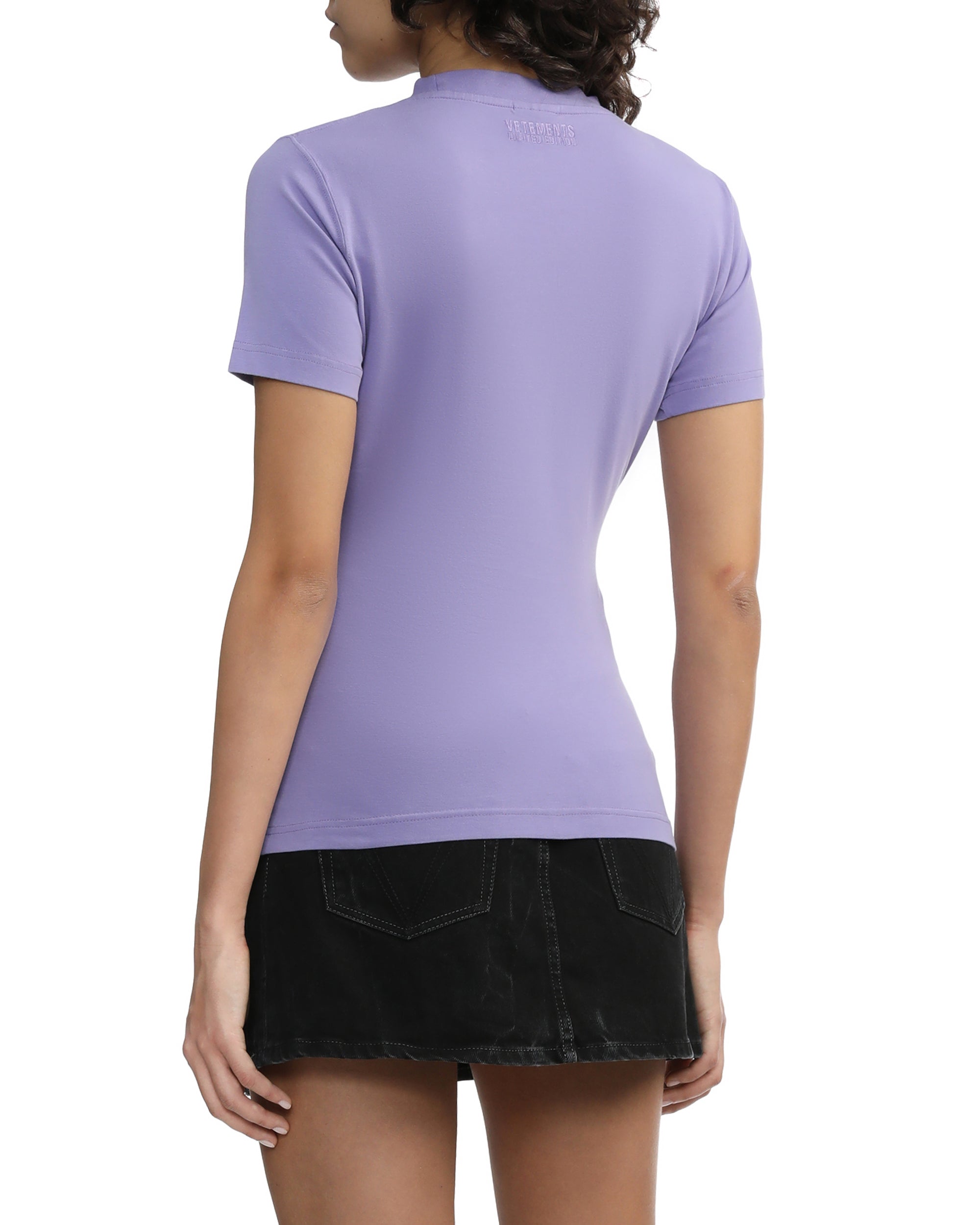 VETEMENTS Bling logo fitted tee