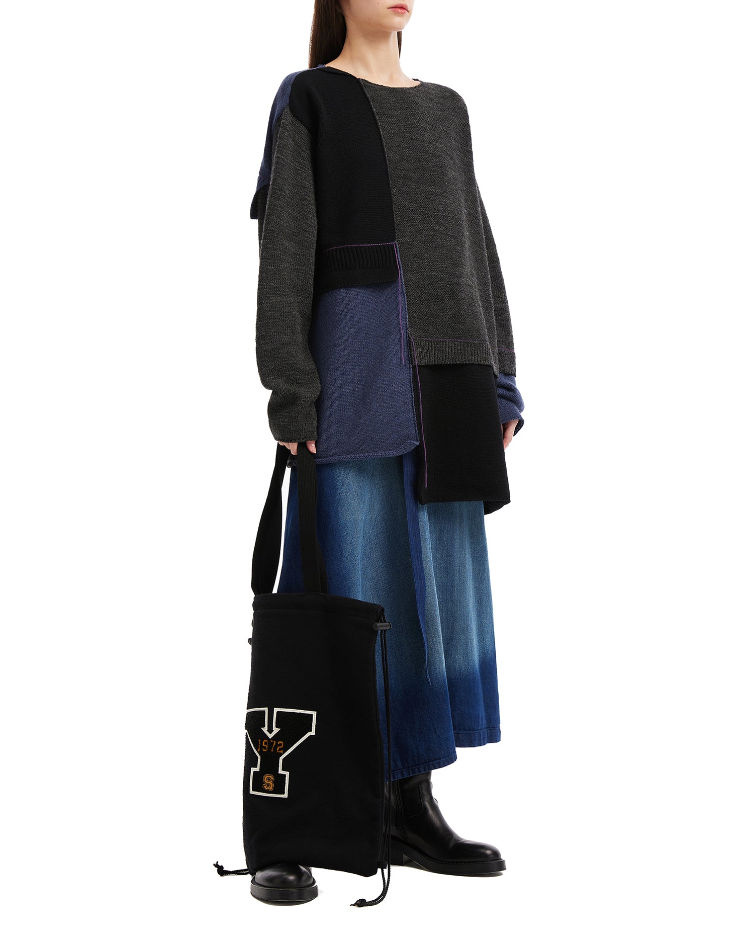 Y'S Drawstring tote bag