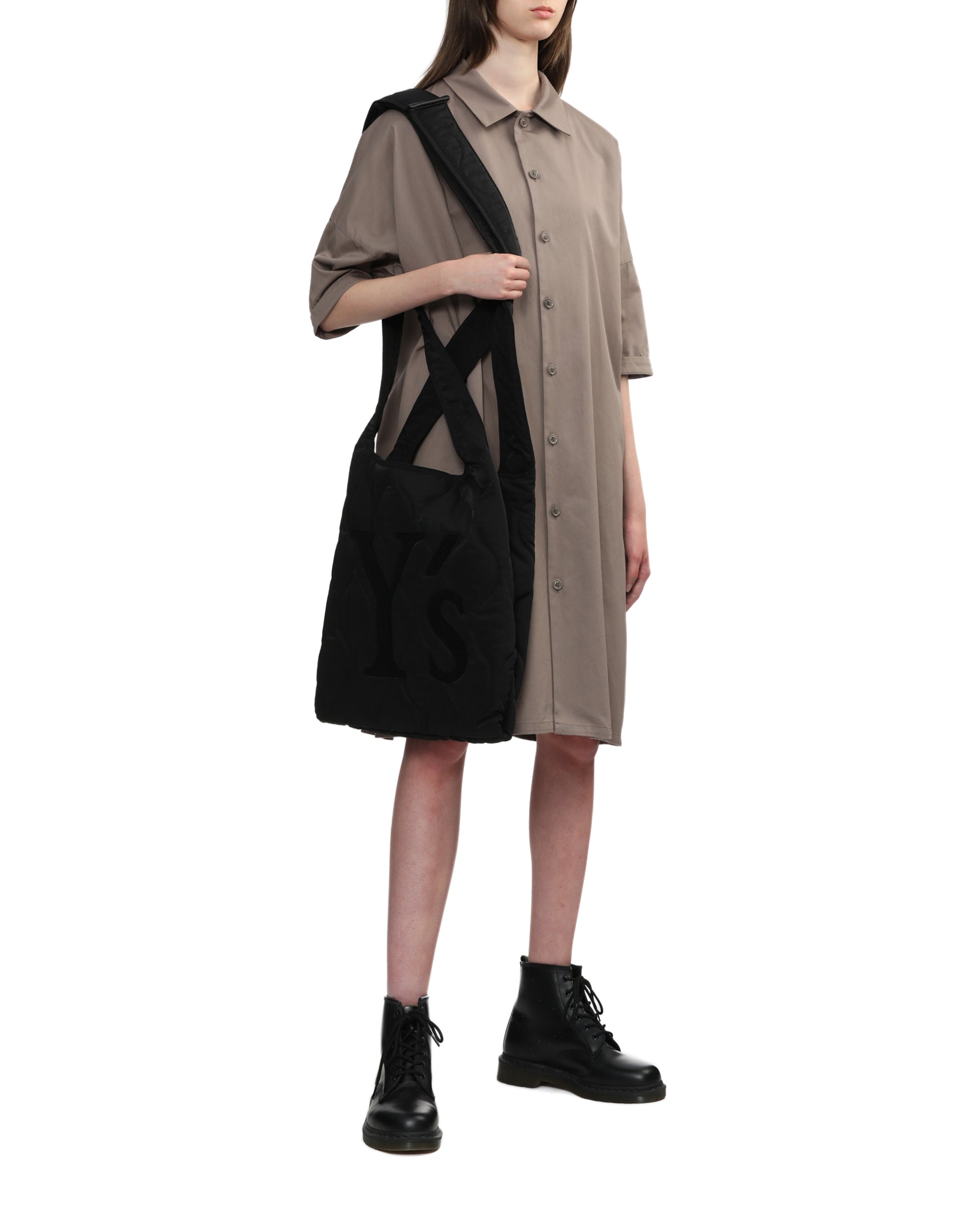 Y'S Quilted tote bag